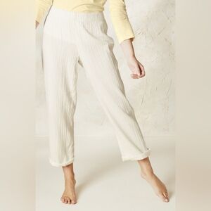 Coldwater Creek, Summer Breeze, Aqua, Gauze, Pants, Size Large